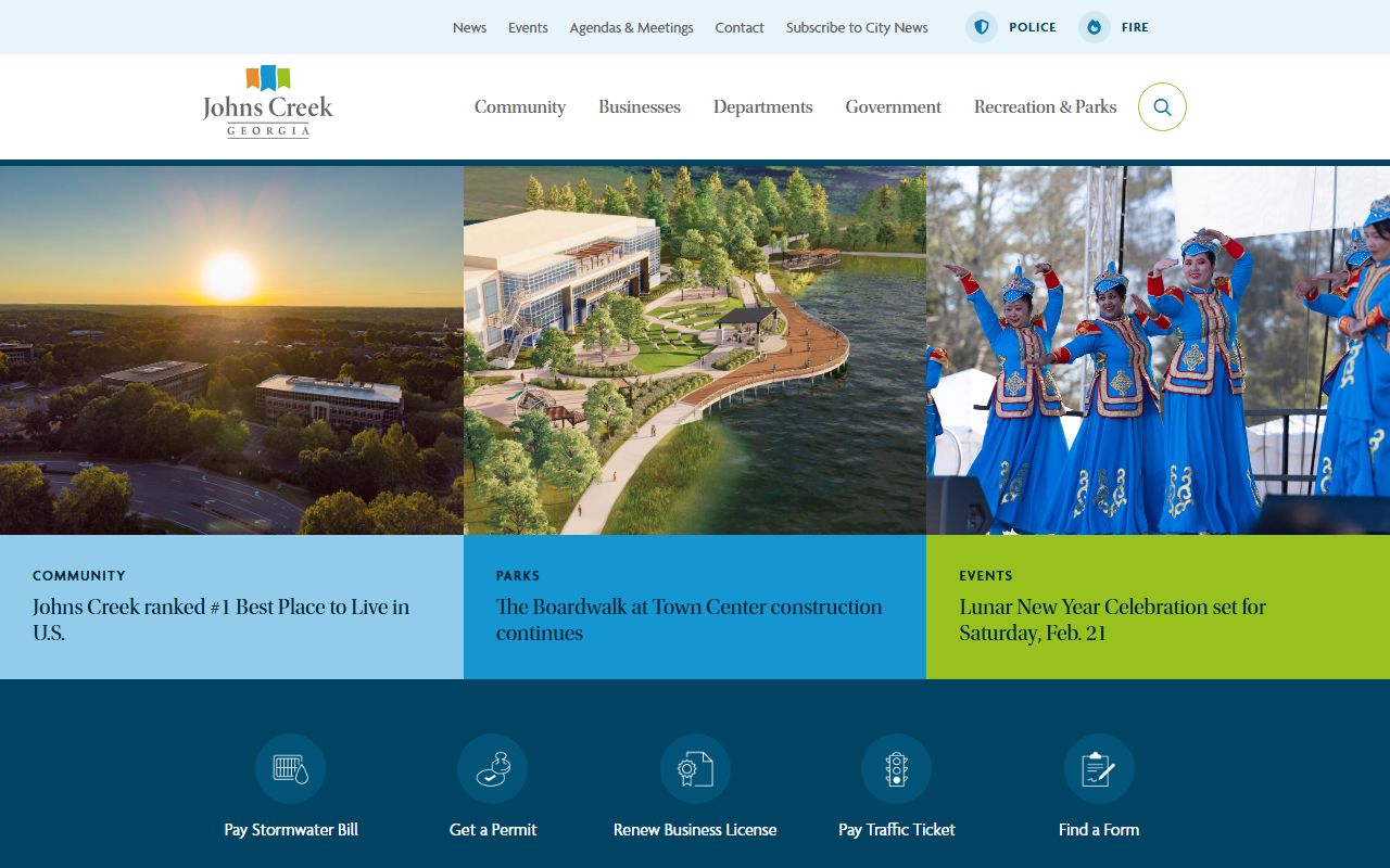 Johns Creek death index