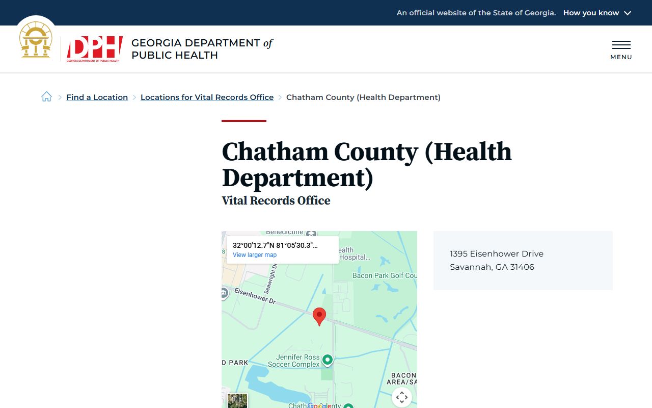 Chatham County death index