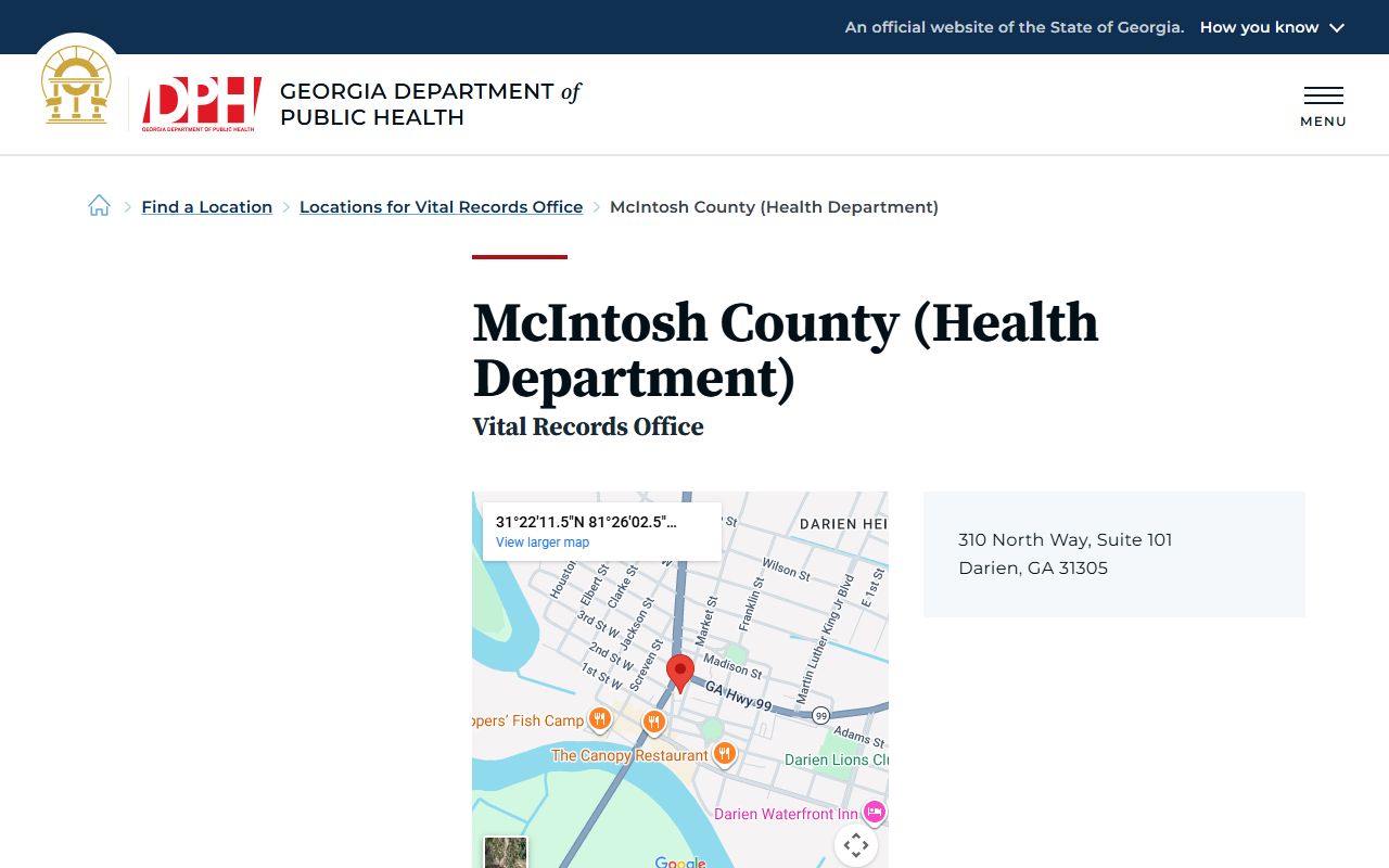 McIntosh County death index